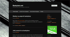Desktop Screenshot of baskytara.net